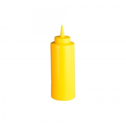 Bisnagas para Molhos 360 ml Ø 6 x 18,2 cm Amarelo PEHD