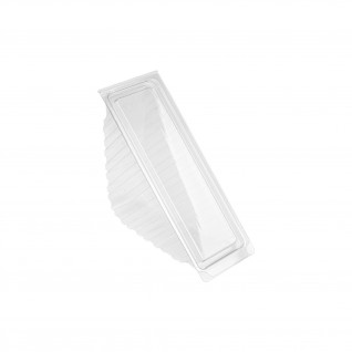 Caixa Sandwich Triangular 11 x 11 x 5,5 cm Transparente rPET