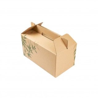Lunch Boxes "Feel Green" 24,5 x 13,5 x 12 cm Cartão