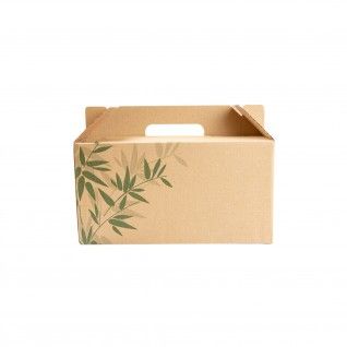 Lunch Boxes "Feel Green" 24,5 x 13,5 x 12 cm Cartão