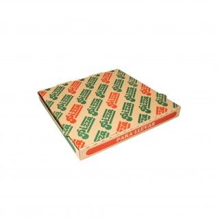 Caixas Pizza Micro-Caneladas Ecológicas 32 x 32 x 3,5 cm