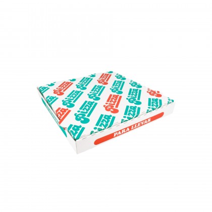 Caixas Pizza Micro-Caneladas 348 gr/m2 29 x 29 x 3,5 cm Bran