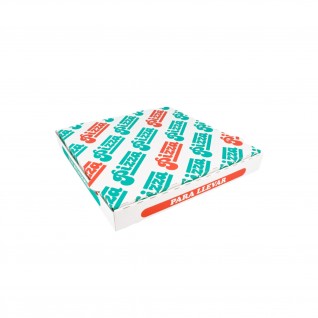 Caixas Pizza Micro-Caneladas 348 gr/m2 29 x 29 x 3,5 cm Bran
