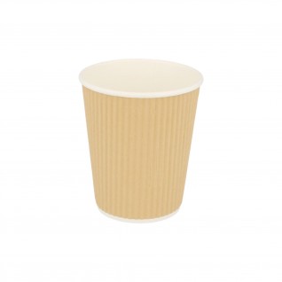 Copos para Bebidas Quentes Parede Dupla Ondulada 240 ml 280