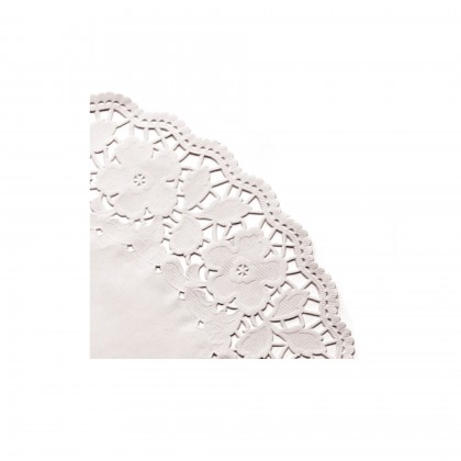 Naperon 53 gr/m2 Ø 31 cm Branco Papel
