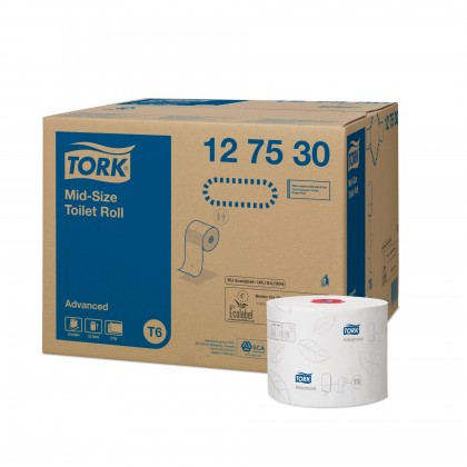 Tork Mid-size Rolo de Papel Higinico Advanced T6