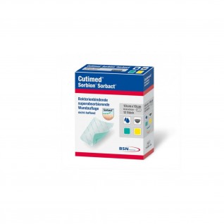 Cutimed Sorbion Sorbact Penso com Compressa 10 x 10 cm