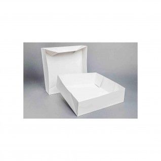 Caixa Cartolina Branca 33 - 33 x 33 x 9,5 cm