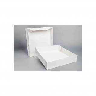 Caixa Cartolina Branca - 36 x 36 x 8 cm