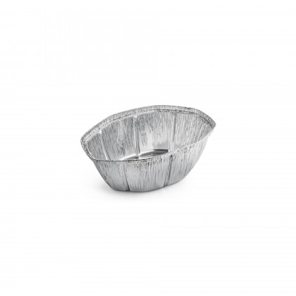 Forma de alumnio oval com tampa 2400 ml