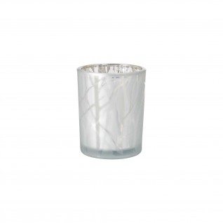 Candelabro Shimmer 100 x  80 mm Branco