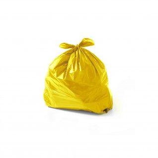 Saco Lixo PEBD Amarelo 90 x 120 cm