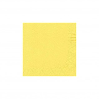 Guardanapo VISICLASS 40 x 40 PP amarelo