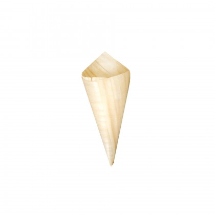 Cone Casca de Pinheiro 8 cm Madeira