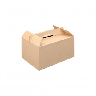 Lunch Boxes "ThePack" 330 gr/m2 24,5 x 13,5 x 12 cm Cartão