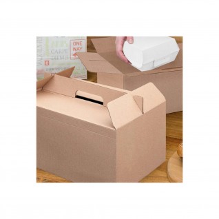 Lunch Boxes "ThePack" 330 gr/m2 28 x 20 x 15 cm Cartão