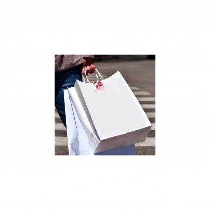 Etiquetas Adesivas 5 x 8 cm para Sacos Delivery Papel Branco