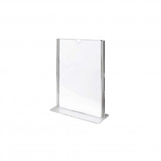 Porta Menus de Mesa DIN-A5 14,8 x 21 cm Transparente