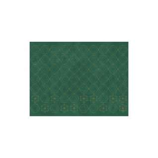 Mantelitos Papel 30 x 40 cm Gilded Star Verde
