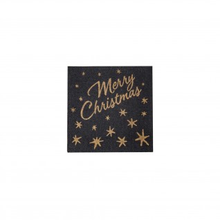 Guardanapos Ecolabel "Double Point" "MERRY CHRISTMAS"20x20cm