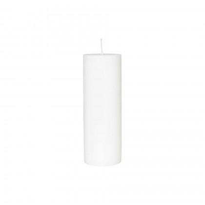 Vela Pilar Cilndrica 200 x 70mm 60h Branca