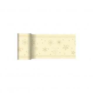 Caminho de Mesa Dunicel Star Shine Cream, 0,15 x 20 m