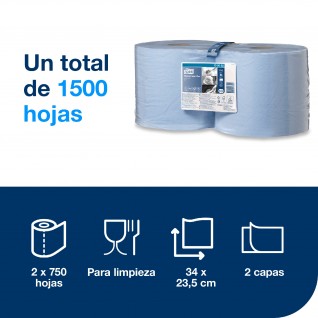 Tork Papel de Secagem Plus 255 metros W1/W2