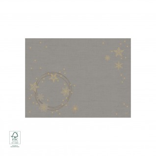 Mantelitos Dunicel 30 x 40 cm Star Shine Cinzento