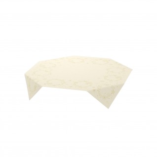 Toalha de Mesa Dunisilk® 84 x 84 cm Star Shine Cream