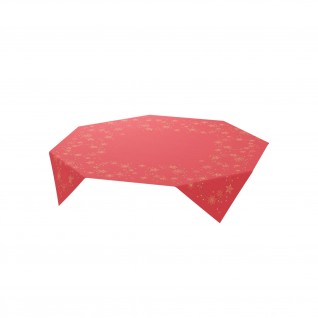 Toalha de Mesa Dunicel® Star Shine Vermelho, 84 x 84 cm
