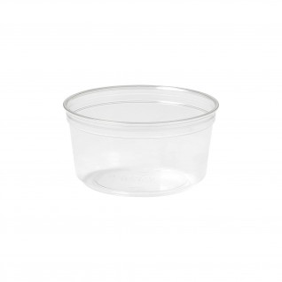 Caixa Biopak Crystal Deli 375 ml rPet Transparente