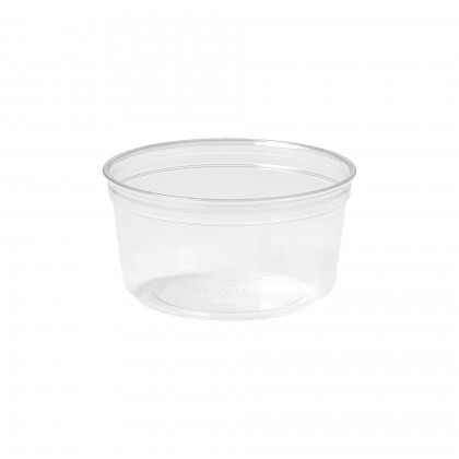Caixa Biopak Crystal Deli 375 ml rPet Transparente