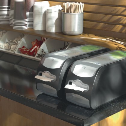 Tork Xpressnap Fit Dispensador Guardanapos Balco Preto N14