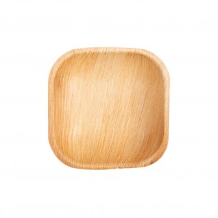Pratos Quadrados Areca 10 x 10 x 2,5 cm