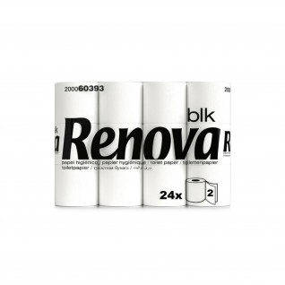 Papel Higinico Renova BLK 200 2F