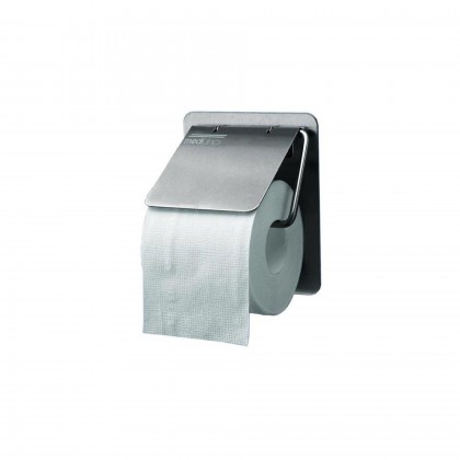 Porta-Rolos Ao Inox AISI 430 Escovado c/ Tampa
