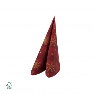 Guardanapo Dunilin 48 x 48 cm Rhombus Bordeaux