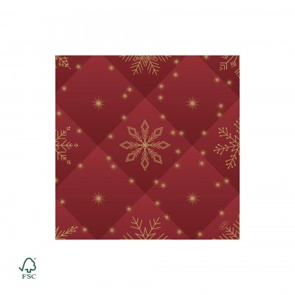 Guardanapo Bio Dunisoft 40 x 40 cm Rhombus Bordeaux