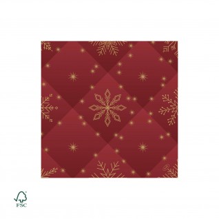 Guardanapo Bio Dunisoft 40 x 40 cm Rhombus Bordeaux