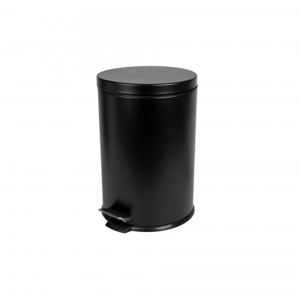 Caixote Lixo c/ Pedal e Balde Interior 20 L Preto