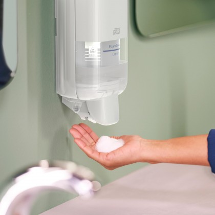 Tork Dispensador S4 Sabonete e Desinfetante Branco