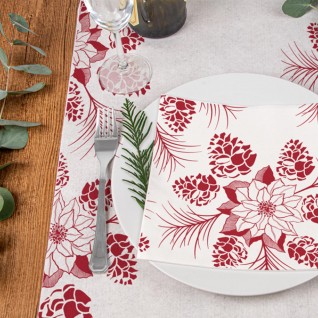 Tte  Tte Like Linen Poinsettia 0,40 x 12 m Spunlace