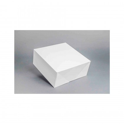 Caixa Cartolina Branca 25 - 25 x 25 x 10,5 cm