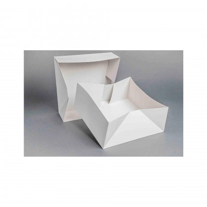 Caixa Cartolina Branca 25 - 25 x 25 x 10,5 cm
