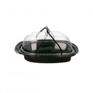 Embalagens p/ Frango 22 x 16,5 x 11,2 cm Preto