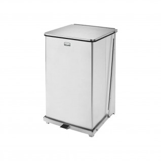 Contentor Defender c/ Pedal 95 L Ao Galvanizado