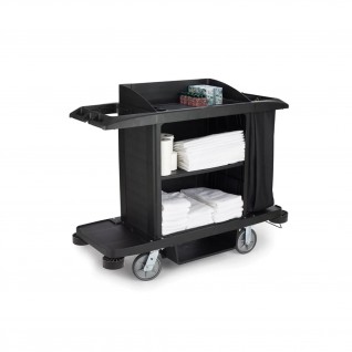 Carro de Servio Full-Size Preto