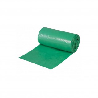 Saco Lixo Rolo Fecho Fcil Verde 52 x 60 cm
