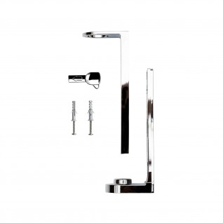 Suporte ABS cromado c/ parafusos p/ Dispensador