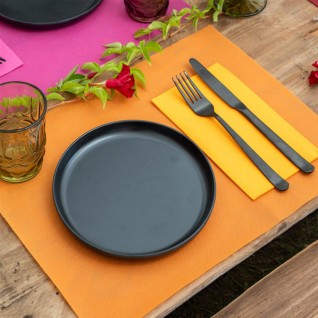 Toalhas de Mesa Spunbond 60 gr/m2 30 x 40 cm Laranja PP